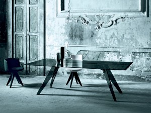 Glas Italia Alister Rectangular Table Smoke