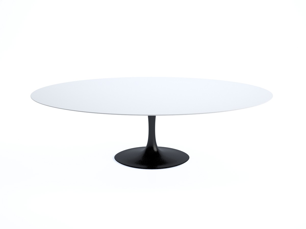Buy the Knoll Saarinen Tulip Large Dining Table Oval at Nest.co.uk